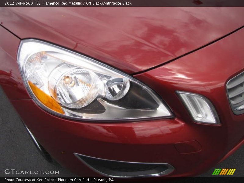 Flamenco Red Metallic / Off Black/Anthracite Black 2012 Volvo S60 T5