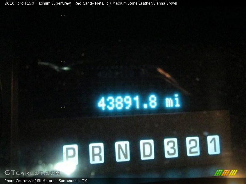 Red Candy Metallic / Medium Stone Leather/Sienna Brown 2010 Ford F150 Platinum SuperCrew