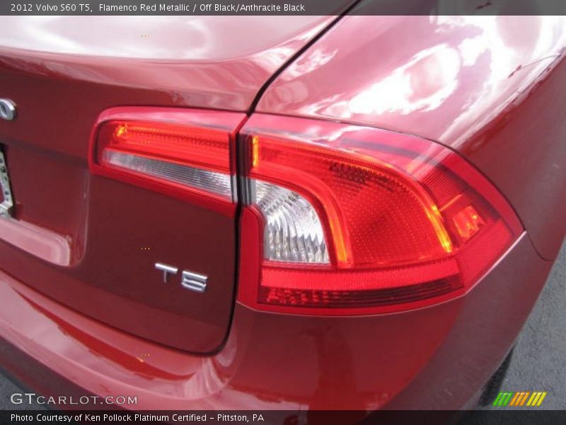 Flamenco Red Metallic / Off Black/Anthracite Black 2012 Volvo S60 T5