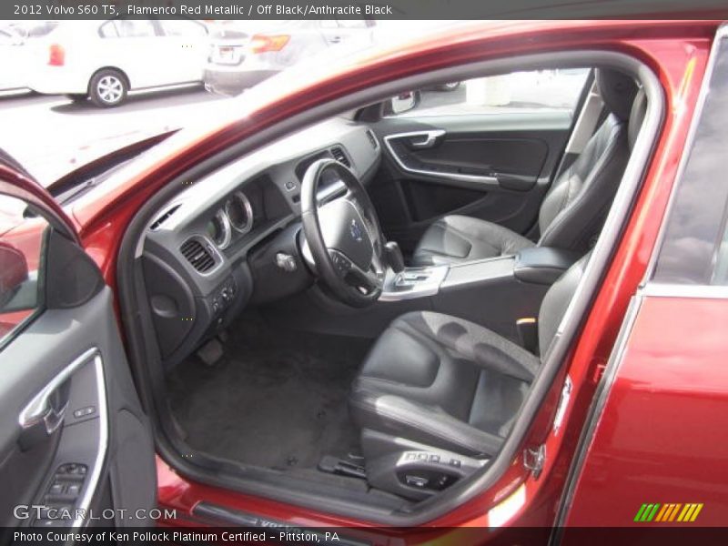 Flamenco Red Metallic / Off Black/Anthracite Black 2012 Volvo S60 T5