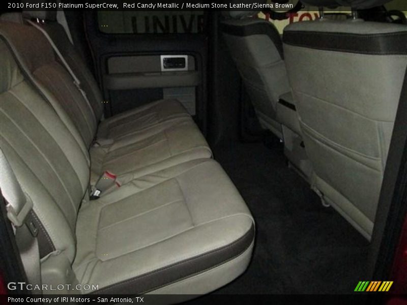 Red Candy Metallic / Medium Stone Leather/Sienna Brown 2010 Ford F150 Platinum SuperCrew