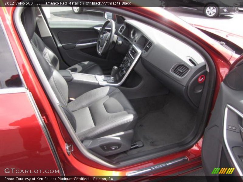 Flamenco Red Metallic / Off Black/Anthracite Black 2012 Volvo S60 T5