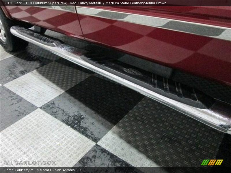 Red Candy Metallic / Medium Stone Leather/Sienna Brown 2010 Ford F150 Platinum SuperCrew