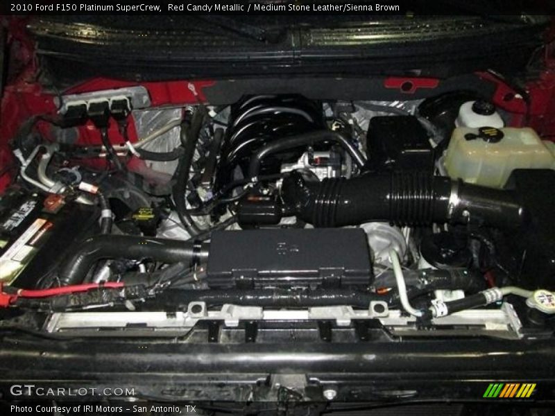 Red Candy Metallic / Medium Stone Leather/Sienna Brown 2010 Ford F150 Platinum SuperCrew