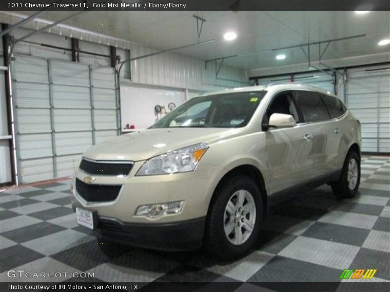 Gold Mist Metallic / Ebony/Ebony 2011 Chevrolet Traverse LT
