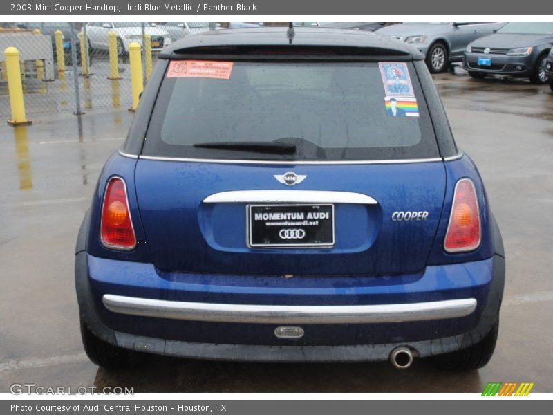 Indi Blue Metallic / Panther Black 2003 Mini Cooper Hardtop