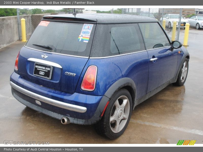 Indi Blue Metallic / Panther Black 2003 Mini Cooper Hardtop