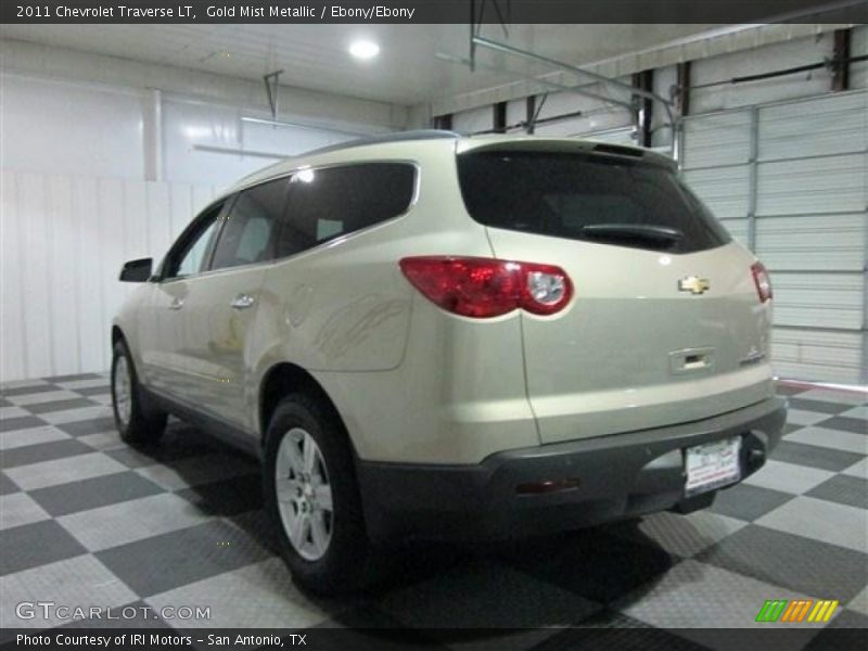 Gold Mist Metallic / Ebony/Ebony 2011 Chevrolet Traverse LT