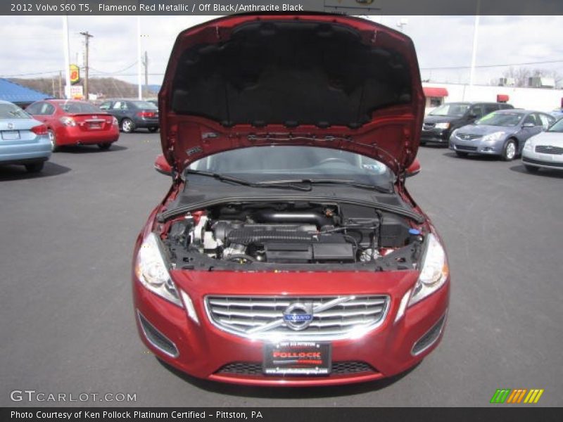 Flamenco Red Metallic / Off Black/Anthracite Black 2012 Volvo S60 T5