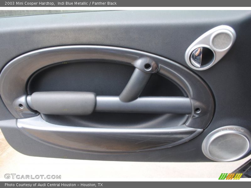 Indi Blue Metallic / Panther Black 2003 Mini Cooper Hardtop