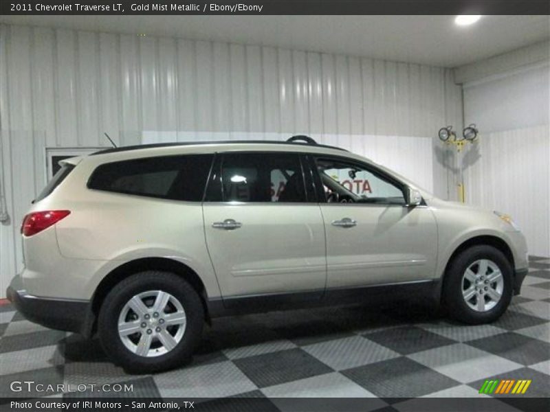 Gold Mist Metallic / Ebony/Ebony 2011 Chevrolet Traverse LT
