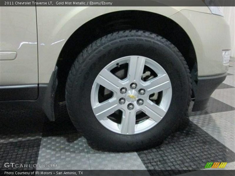 Gold Mist Metallic / Ebony/Ebony 2011 Chevrolet Traverse LT