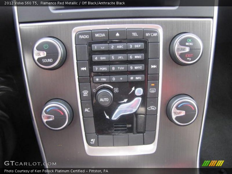 Flamenco Red Metallic / Off Black/Anthracite Black 2012 Volvo S60 T5