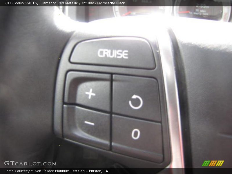 Flamenco Red Metallic / Off Black/Anthracite Black 2012 Volvo S60 T5