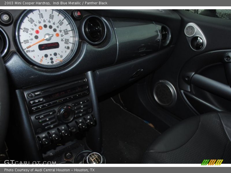 Indi Blue Metallic / Panther Black 2003 Mini Cooper Hardtop