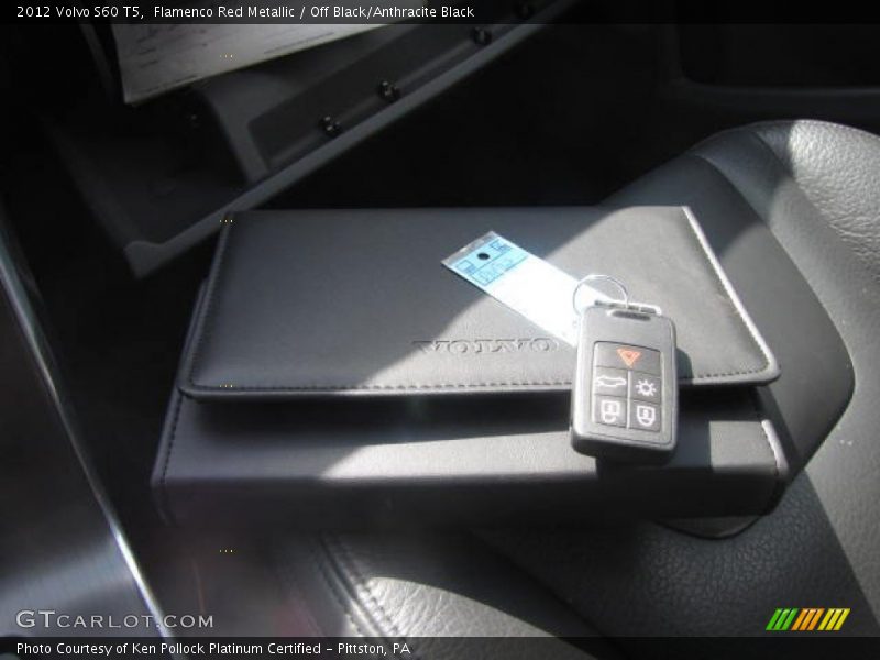Flamenco Red Metallic / Off Black/Anthracite Black 2012 Volvo S60 T5