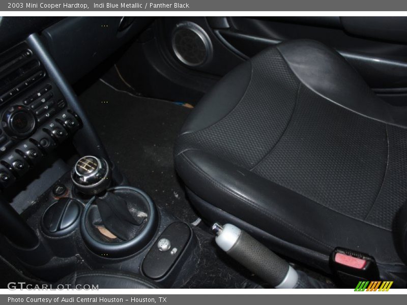 Indi Blue Metallic / Panther Black 2003 Mini Cooper Hardtop