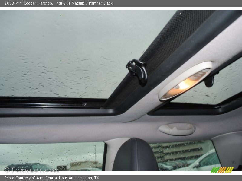 Indi Blue Metallic / Panther Black 2003 Mini Cooper Hardtop