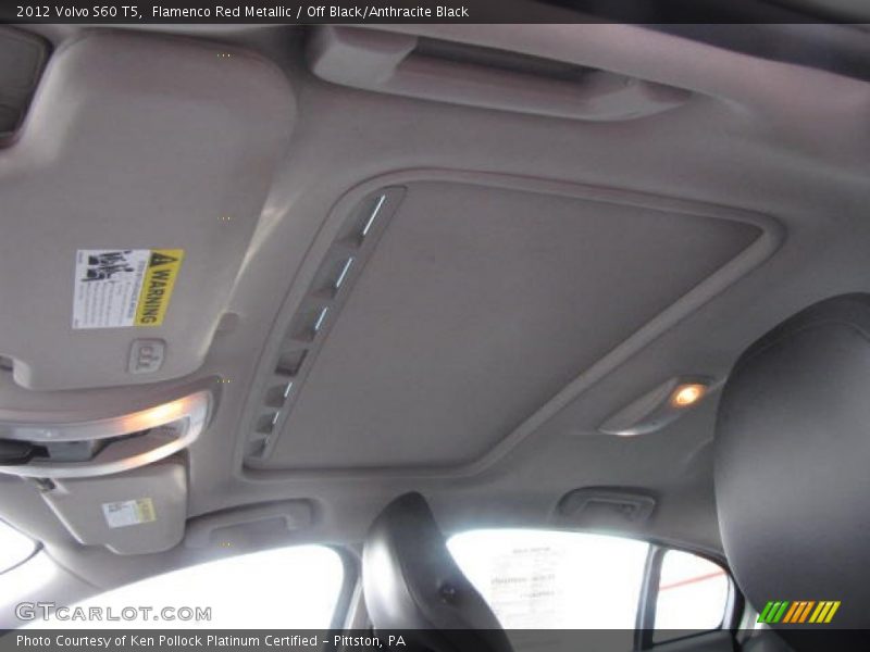 Flamenco Red Metallic / Off Black/Anthracite Black 2012 Volvo S60 T5