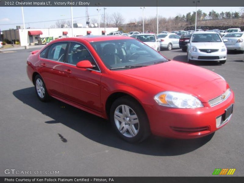Victory Red / Ebony 2012 Chevrolet Impala LT