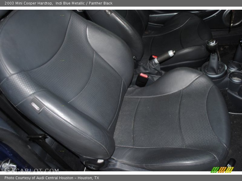 Indi Blue Metallic / Panther Black 2003 Mini Cooper Hardtop