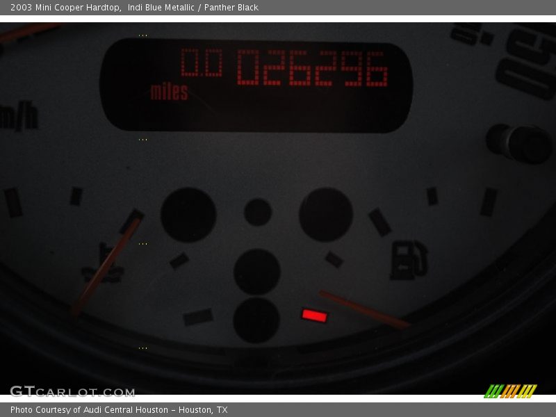 Indi Blue Metallic / Panther Black 2003 Mini Cooper Hardtop