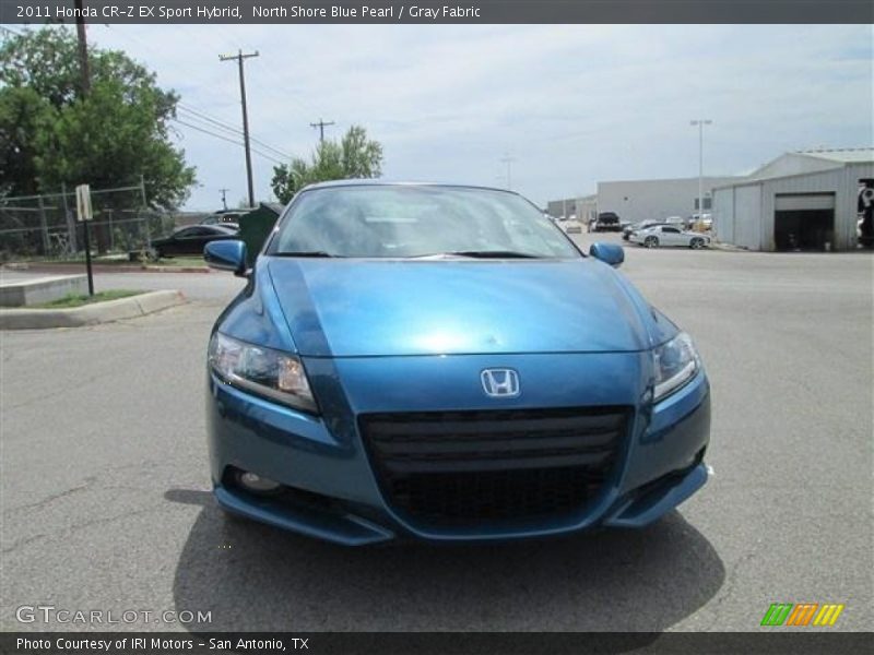 North Shore Blue Pearl / Gray Fabric 2011 Honda CR-Z EX Sport Hybrid