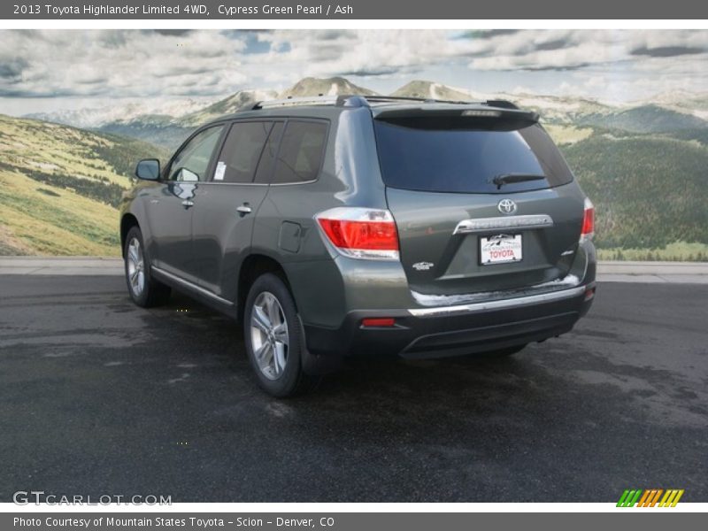 Cypress Green Pearl / Ash 2013 Toyota Highlander Limited 4WD