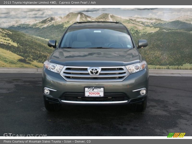 Cypress Green Pearl / Ash 2013 Toyota Highlander Limited 4WD
