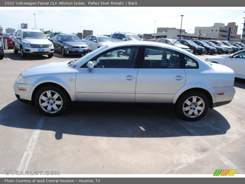 Reflex Silver Metallic / Black 2003 Volkswagen Passat GLX 4Motion Sedan