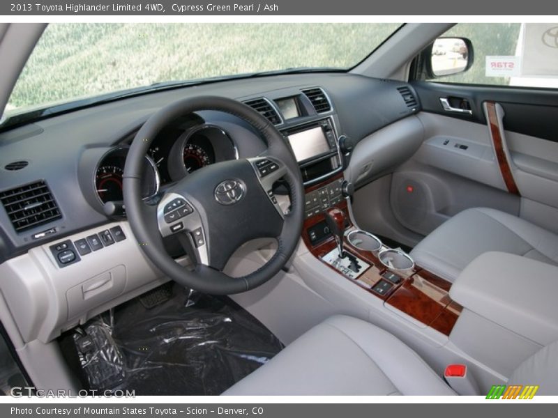 Cypress Green Pearl / Ash 2013 Toyota Highlander Limited 4WD
