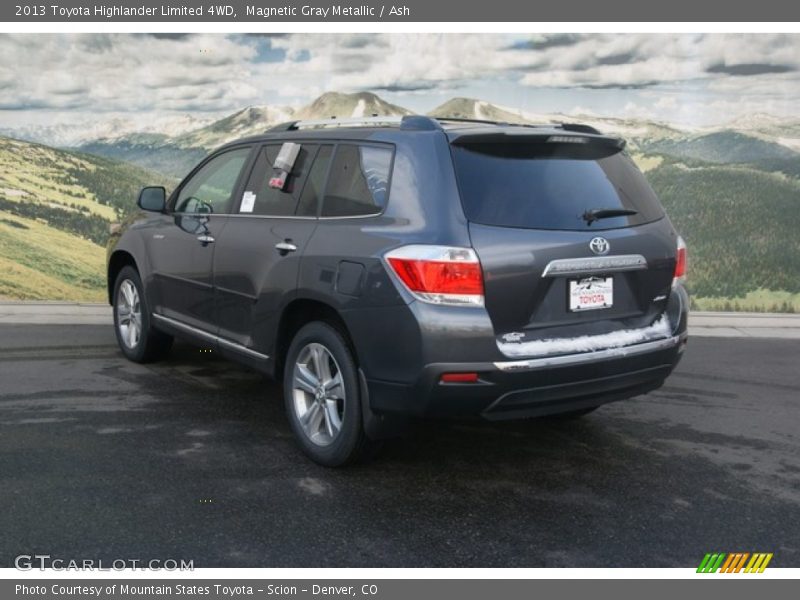 Magnetic Gray Metallic / Ash 2013 Toyota Highlander Limited 4WD