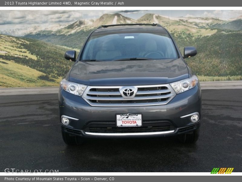Magnetic Gray Metallic / Ash 2013 Toyota Highlander Limited 4WD