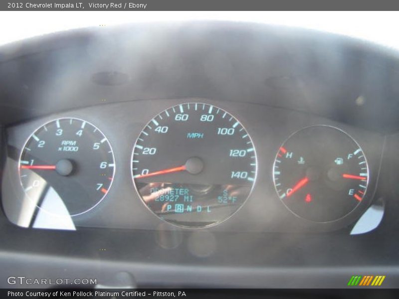 Victory Red / Ebony 2012 Chevrolet Impala LT