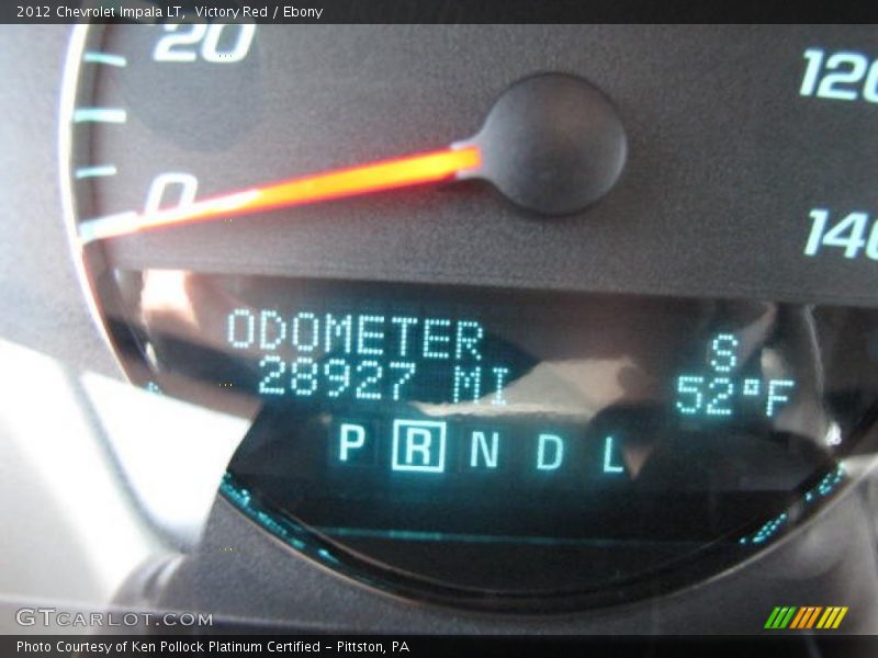 Victory Red / Ebony 2012 Chevrolet Impala LT
