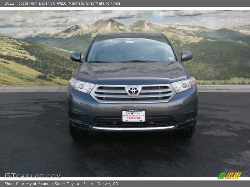 Magnetic Gray Metallic / Ash 2013 Toyota Highlander V6 4WD