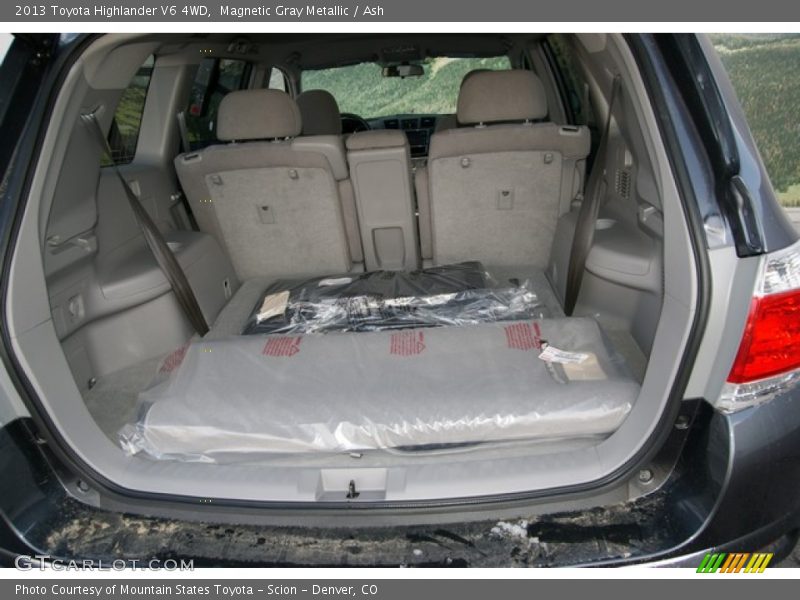 Magnetic Gray Metallic / Ash 2013 Toyota Highlander V6 4WD