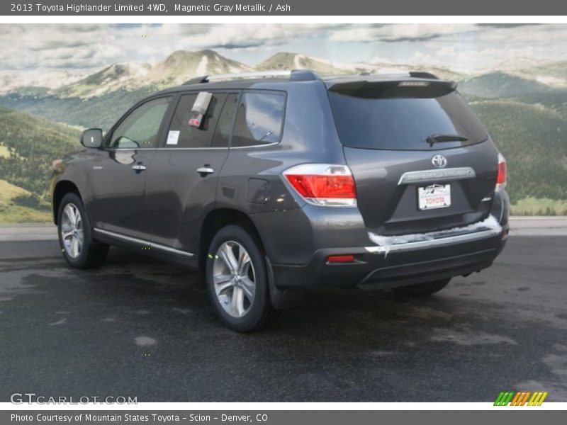 Magnetic Gray Metallic / Ash 2013 Toyota Highlander Limited 4WD