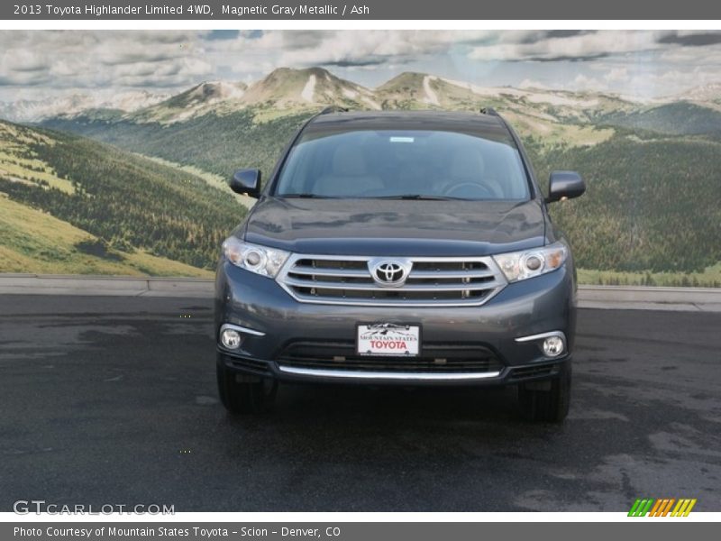 Magnetic Gray Metallic / Ash 2013 Toyota Highlander Limited 4WD