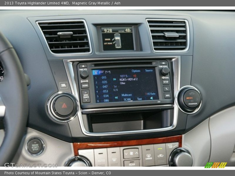 Magnetic Gray Metallic / Ash 2013 Toyota Highlander Limited 4WD