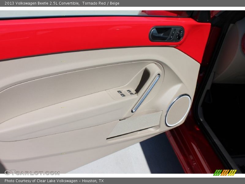 Tornado Red / Beige 2013 Volkswagen Beetle 2.5L Convertible