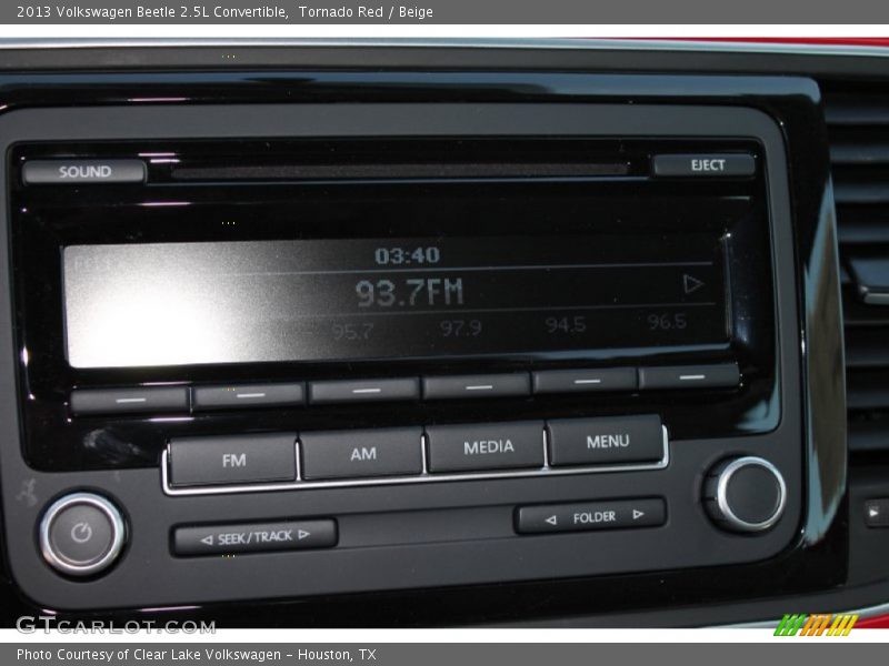 Tornado Red / Beige 2013 Volkswagen Beetle 2.5L Convertible