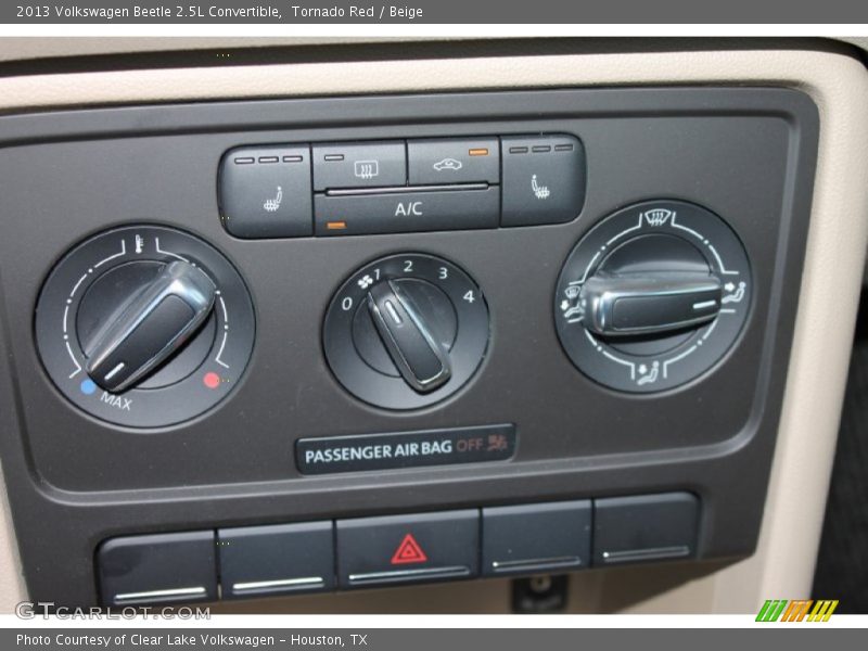 Tornado Red / Beige 2013 Volkswagen Beetle 2.5L Convertible