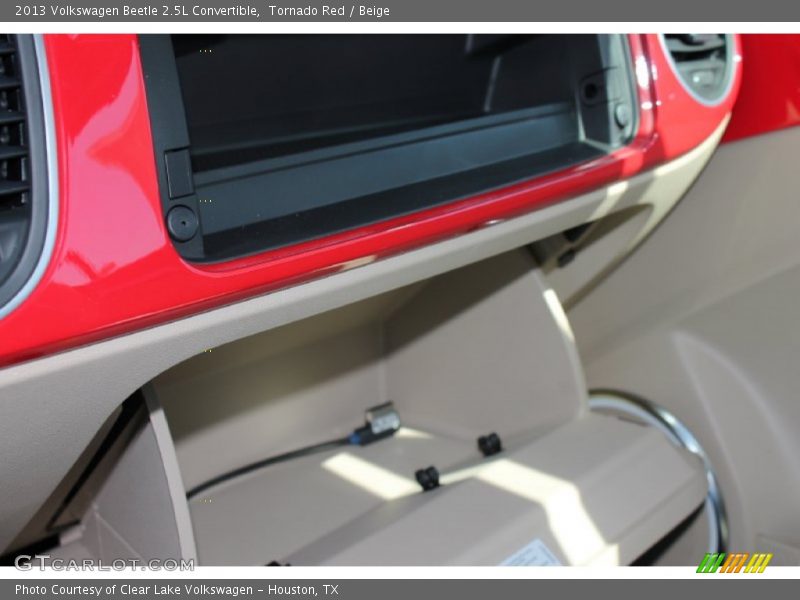 Tornado Red / Beige 2013 Volkswagen Beetle 2.5L Convertible