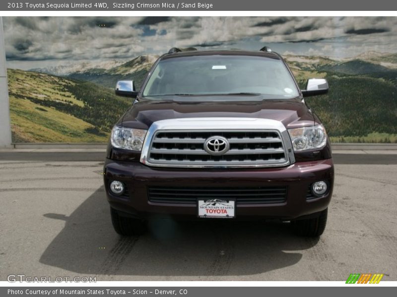 Sizzling Crimson Mica / Sand Beige 2013 Toyota Sequoia Limited 4WD