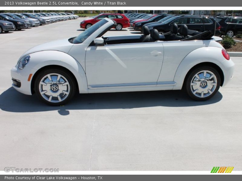 Candy White / Titan Black 2013 Volkswagen Beetle 2.5L Convertible