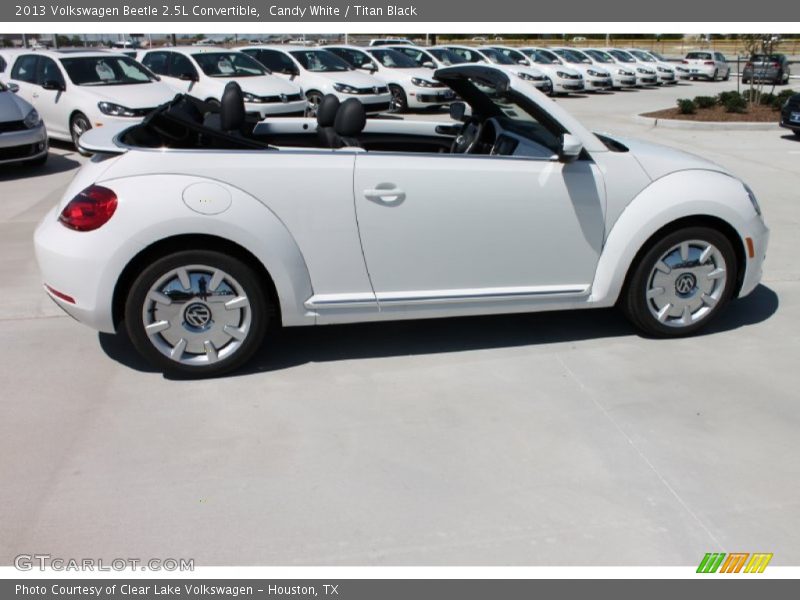 Candy White / Titan Black 2013 Volkswagen Beetle 2.5L Convertible
