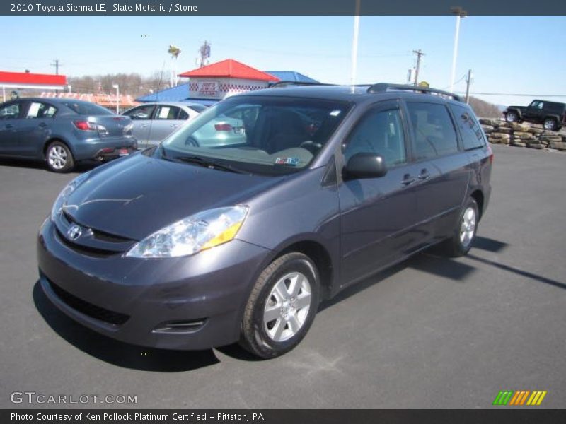 Slate Metallic / Stone 2010 Toyota Sienna LE