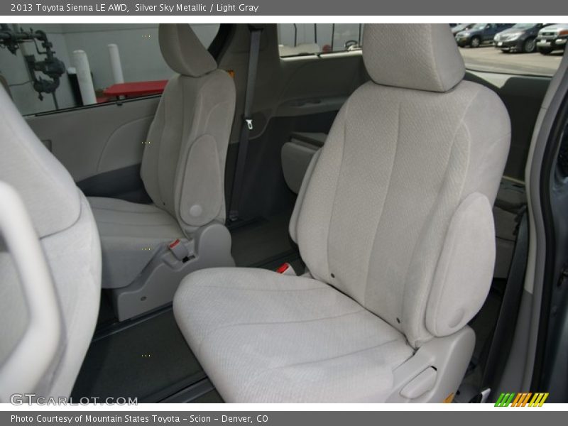 Silver Sky Metallic / Light Gray 2013 Toyota Sienna LE AWD