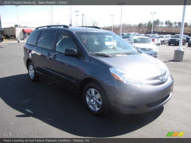 Slate Metallic / Stone 2010 Toyota Sienna LE